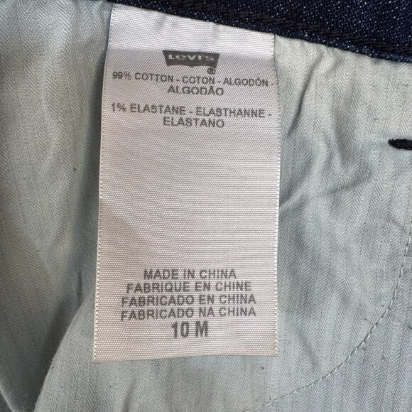 Levi's Y2K Demi Curve Classic Mid Rise Wide Leg Dark Wash Size 10 / 30 - Picture 12 of 15